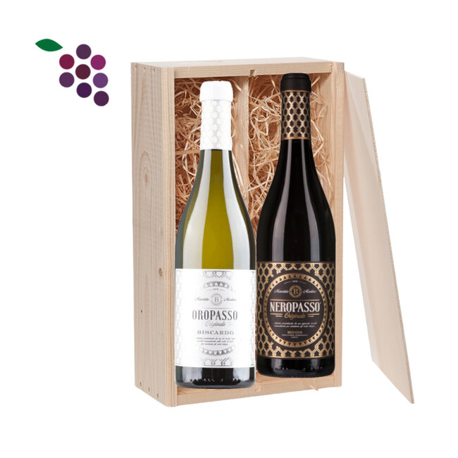 Biscardo Neropasso & Oropasso Wijncadeau - Luxe Italiaans Geschenk