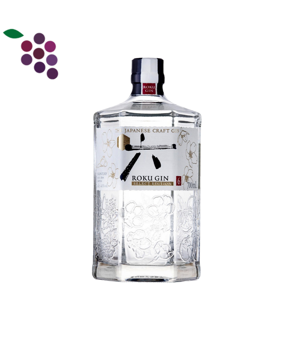 Roku Japanse Gin 70cl online kopen? Wijnhandel den Toom