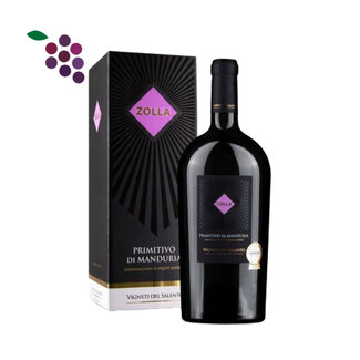 Zolla Primitivo di Manduria 2020 150cl + verpakkingsbox