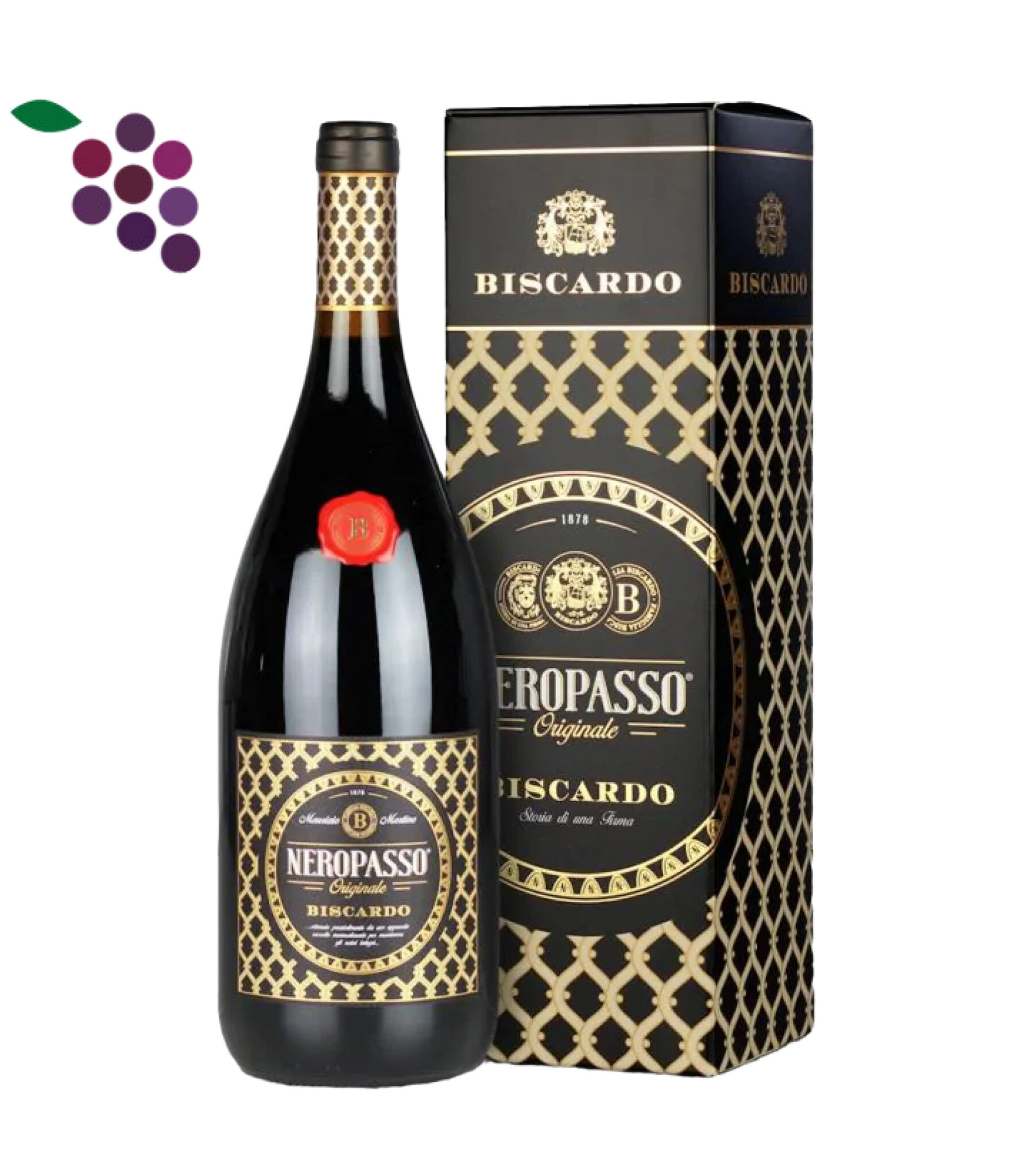 Biscardo Neropasso Rosso 2022 Magnum - 150cl - Wijnhandel den Toom