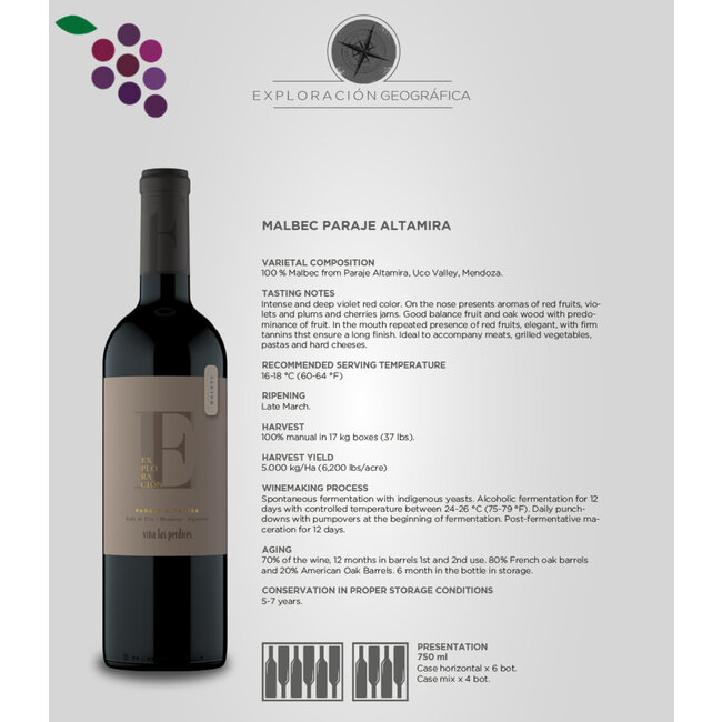 Las Perdices Paraje Altamira Malbec 2021