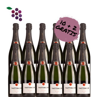 Taittinger Brut Reserve Champagne - 10+2 Gratis