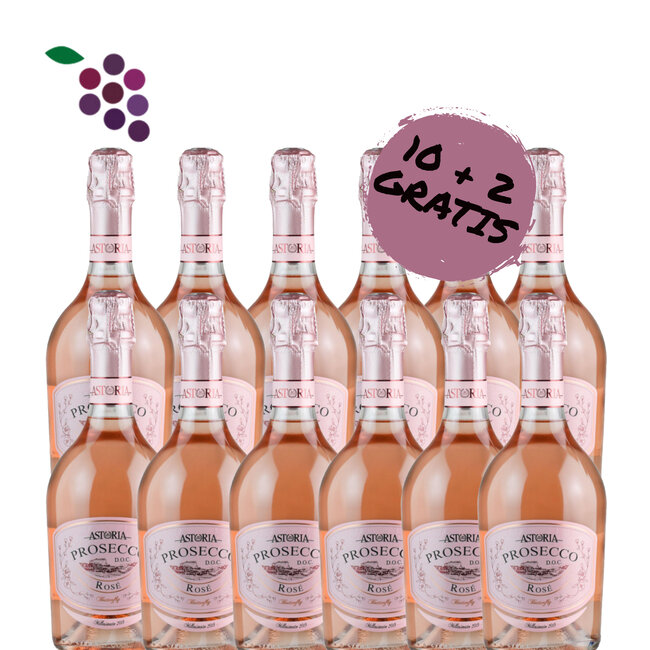 Astoria Prosecco Butterfly Rosé 2023 12x75cl