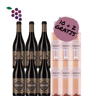 Biscardo Neropasso  & Rosapasso - 12x75cl