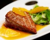 Recept#54 Eendenborst met Sinaasappelsaus, Aardappelgratin en Haricots Verts