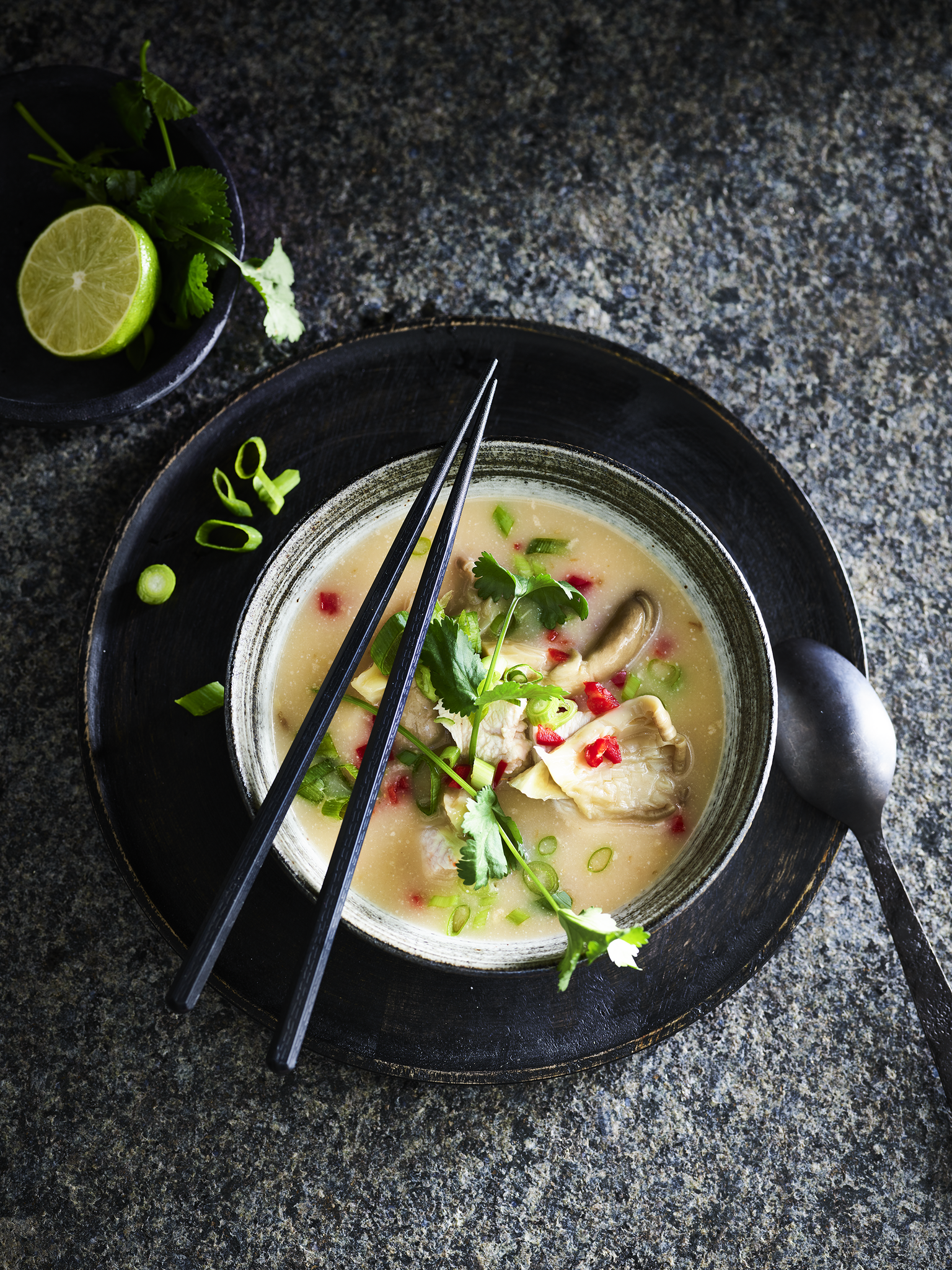 Recept #63  Thaise Kokossoep met Kip en Groenten (Tom Kha Gai)