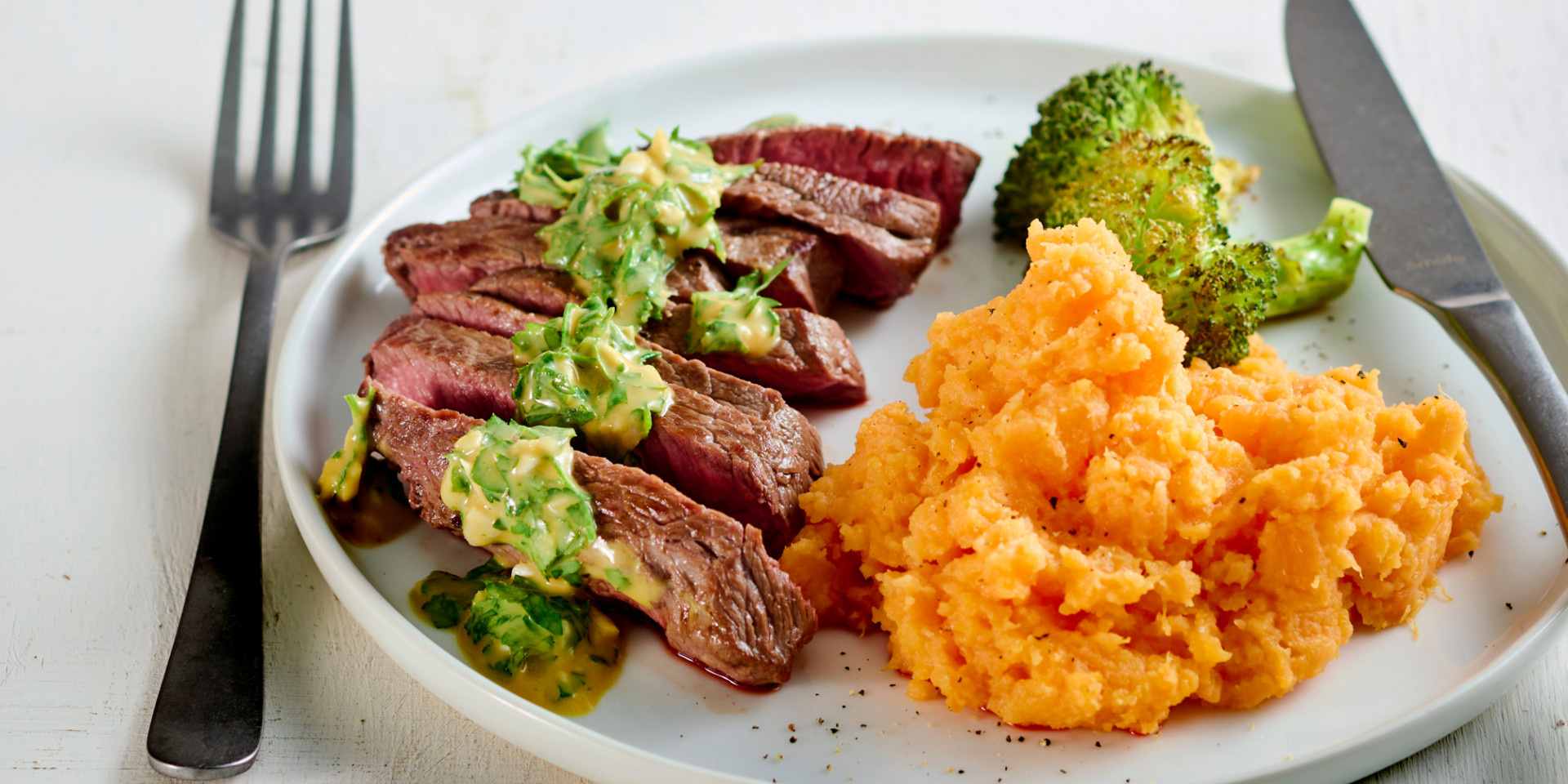 Recept #57 Biefstuk met Geroosterde Groenten en Chimichurri