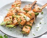 Recept #61 BBQ Gegrilde Zalmspiesen met Citroen en Dille