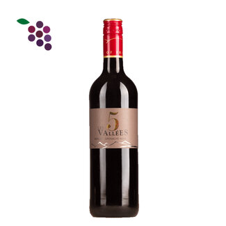 Les 5 Vallees Merlot Grenache 2025