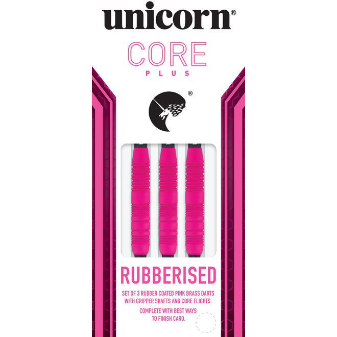 Softtip Unicorn Core Plus Rubberised Brass Pink