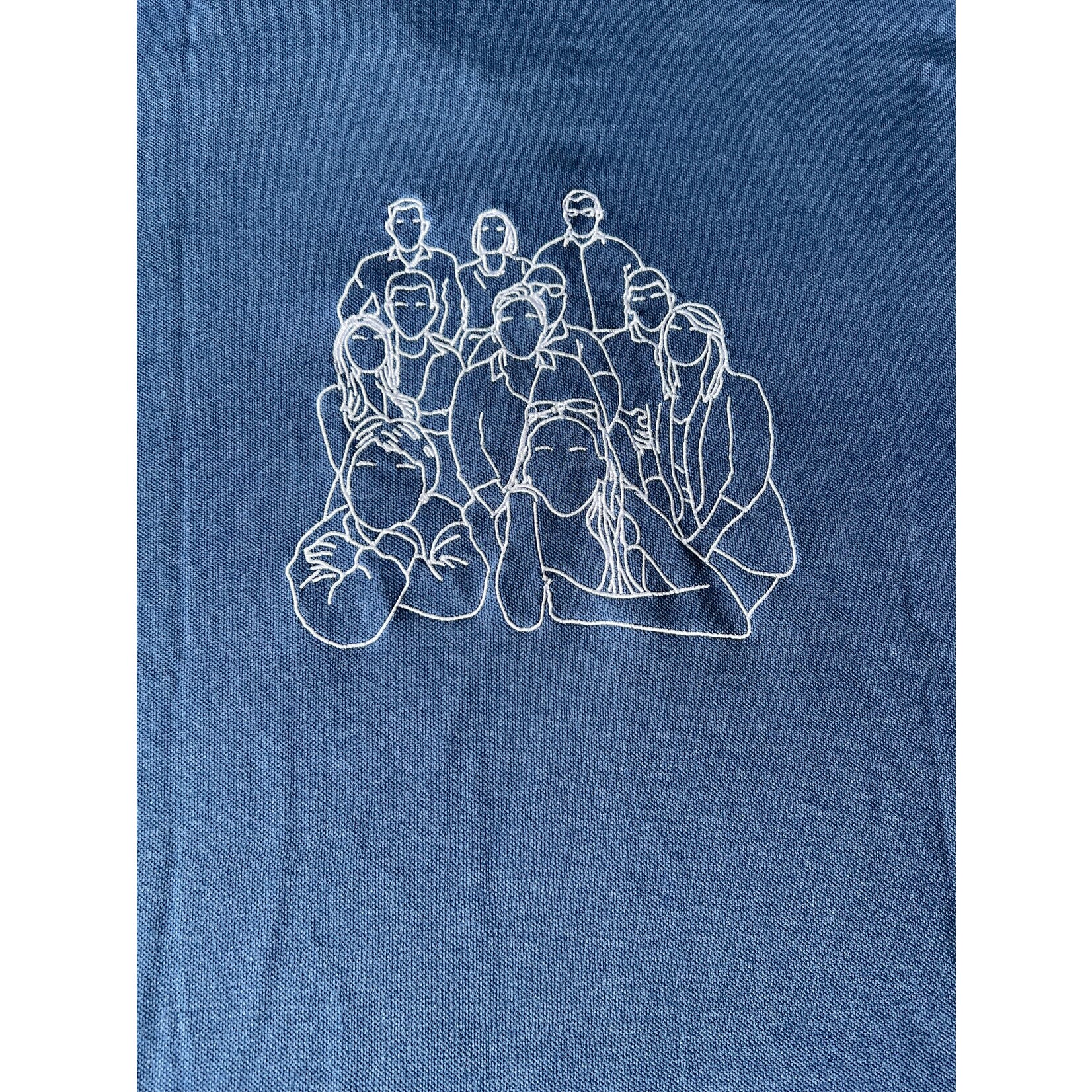 studio Imke T-shirt met lijntekening groot