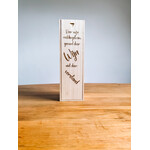 studio Imke Houten wijnkist – “Voor mijn reddingsteam”