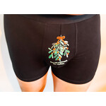 studio Imke kerstboxershort met mistletoe-print.