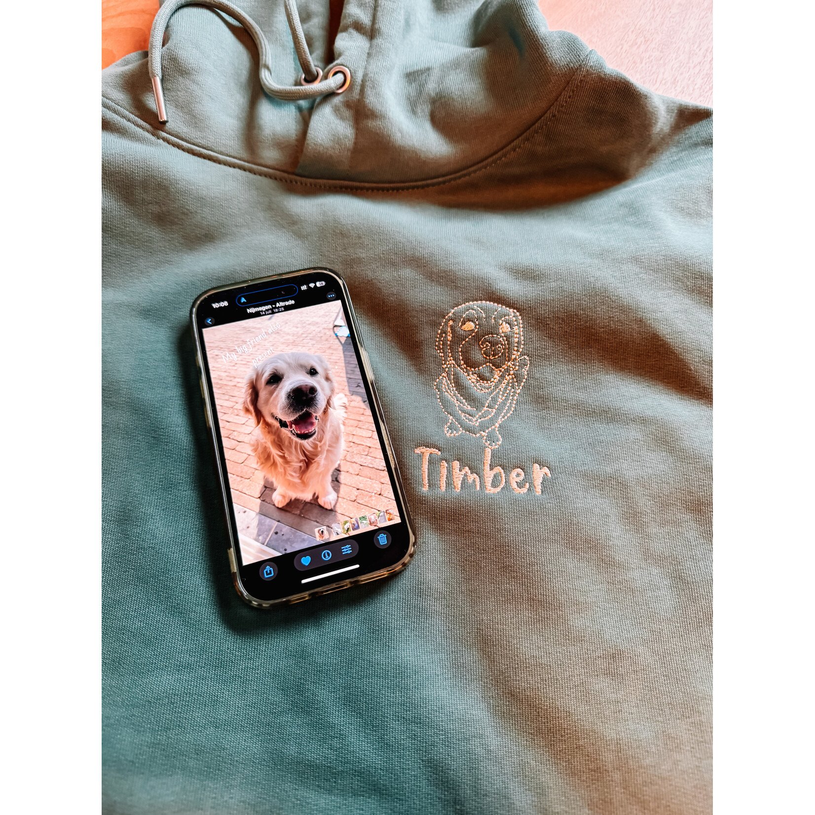 studio Imke trui met lijntekening klein