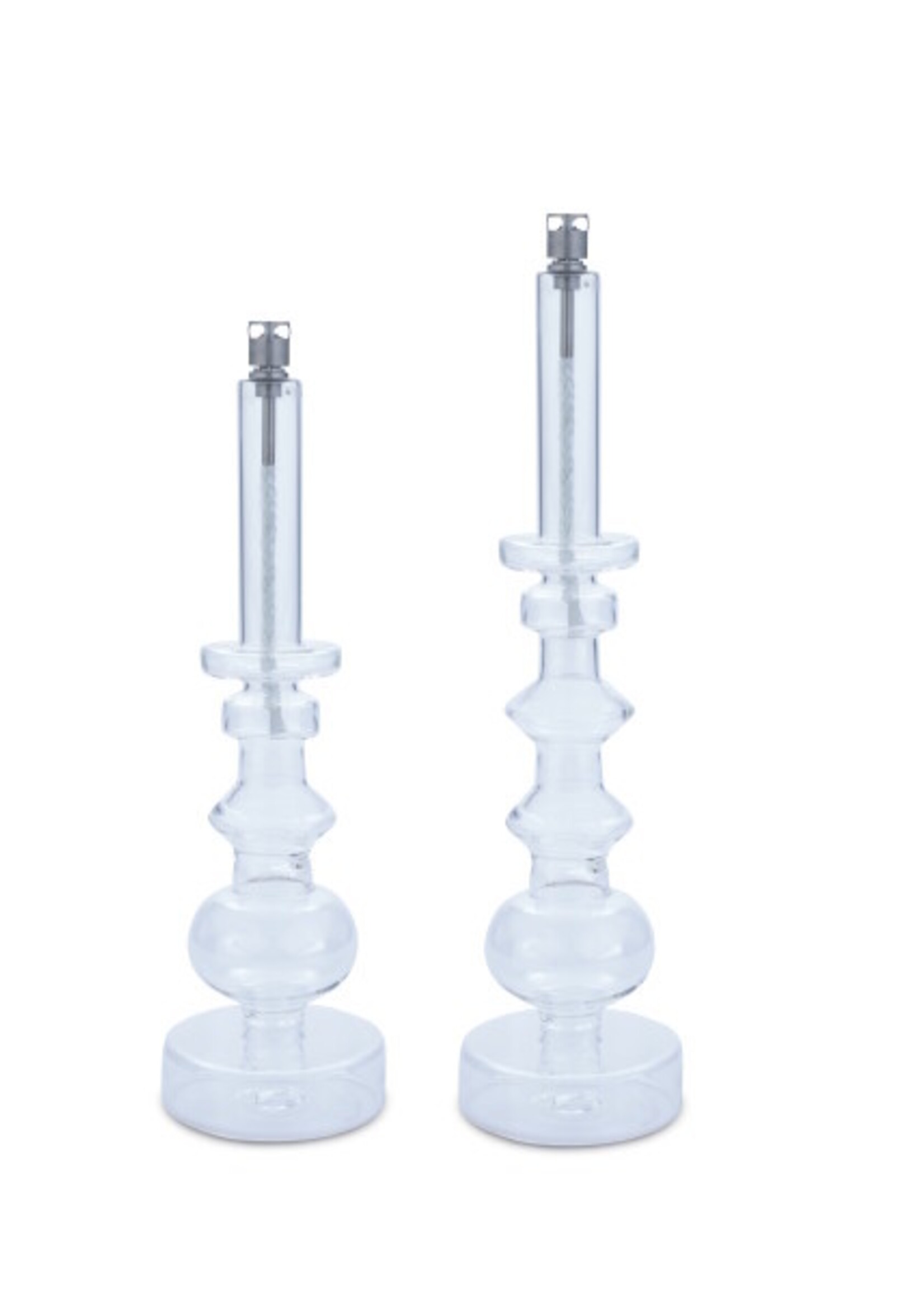 Peri Design Elegante Kandelaar olielamp in helder glas - Groot formaat