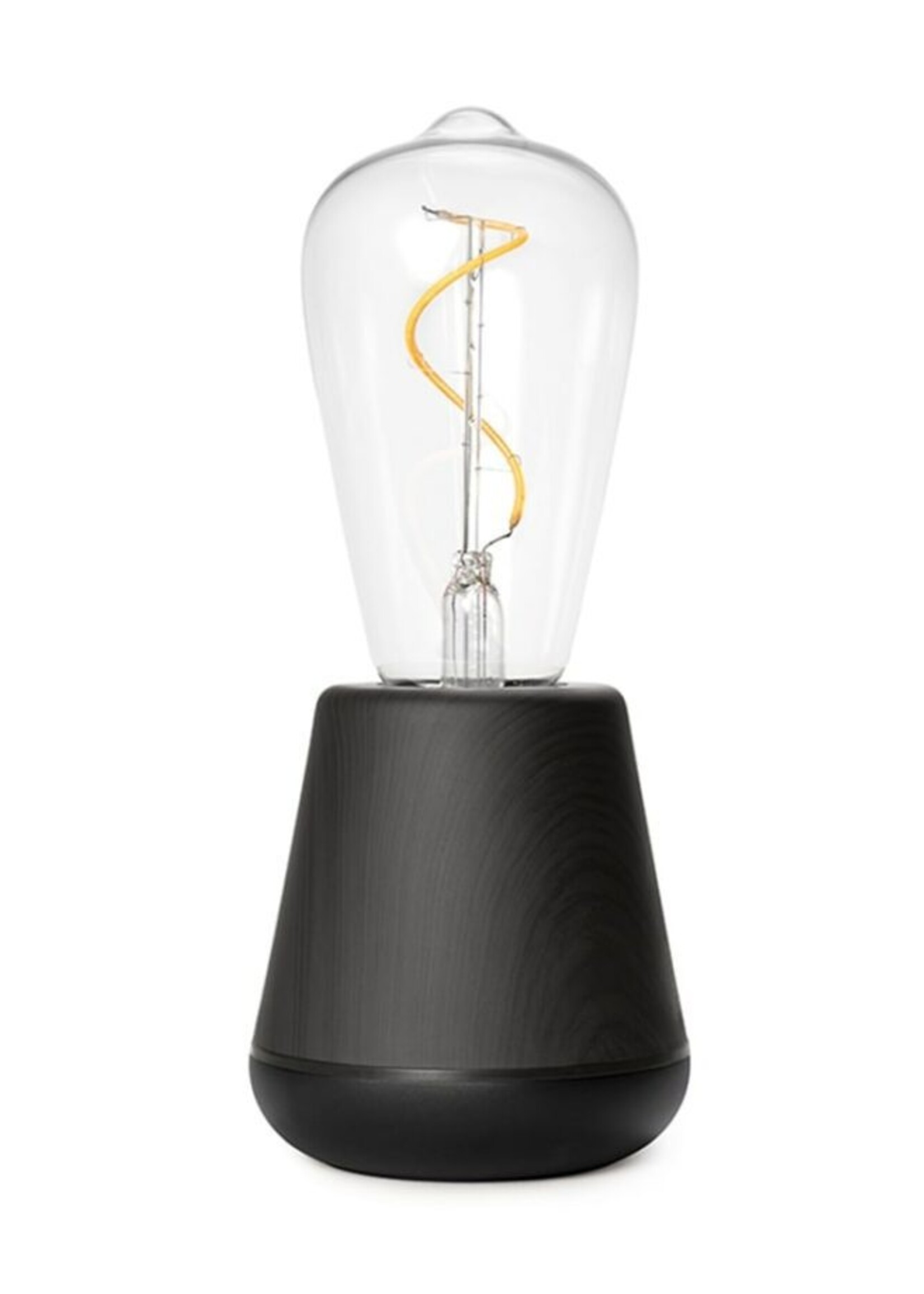Humble Humble One: Stijlvolle graadloze lamp in Zwart hout