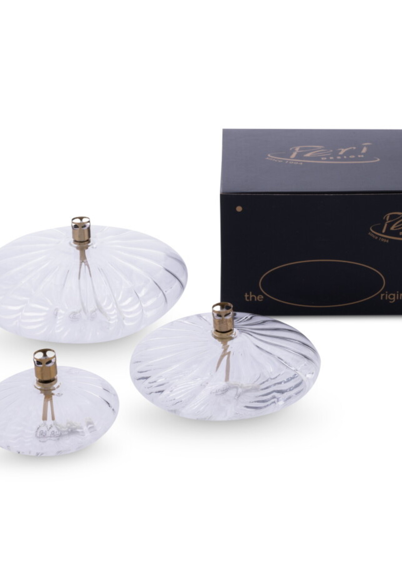 Peri living Stijlvolle disc olielamp in elegant design - Middelgroot formaat