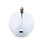 Peri living Peri Living round clear brass L olielamp – transparant glas & messing