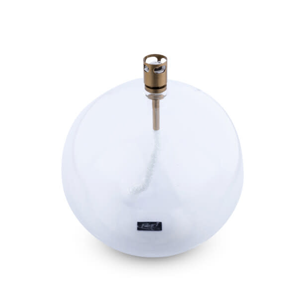 Peri living Peri Living round clear brass L olielamp – transparant glas & messing