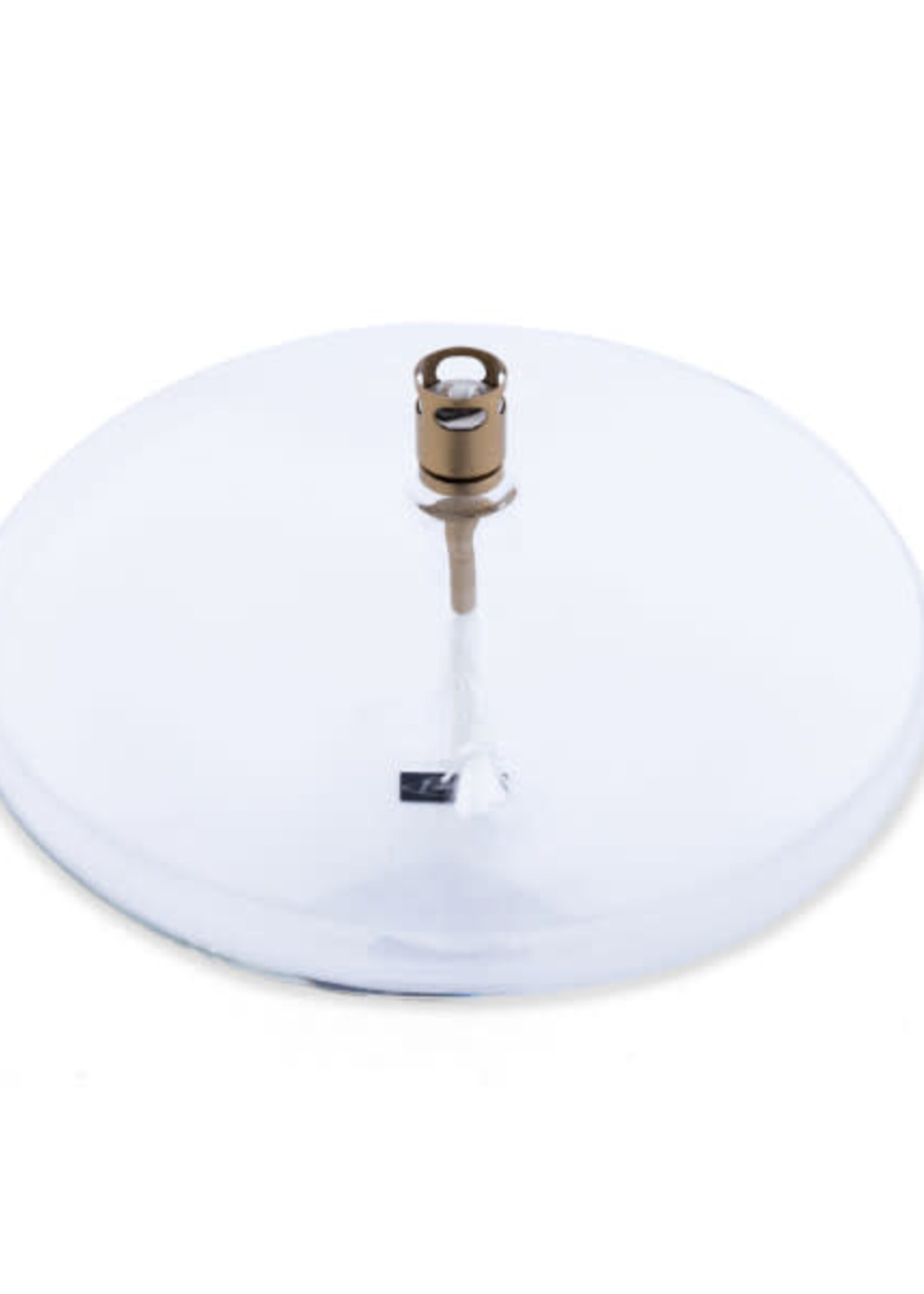 Peri living Peri Living Disc Clear Brass L olielamp – transparant glas & messing