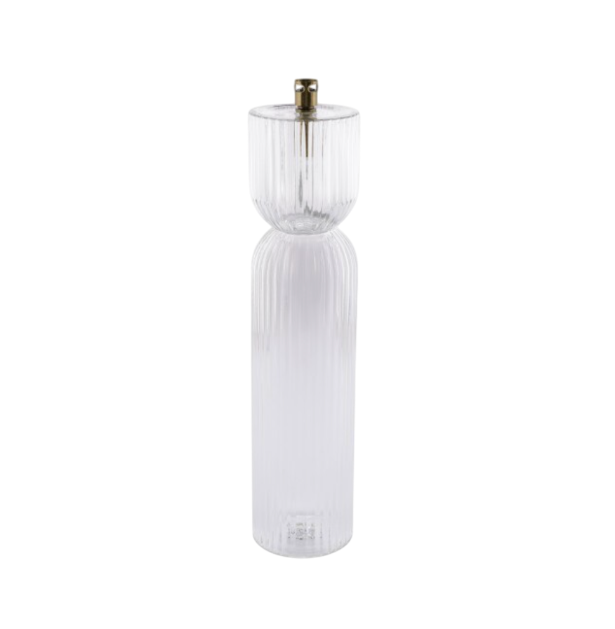 Peri living Peri Living ribelle clear brass L olielamp – Transparant glas & messing
