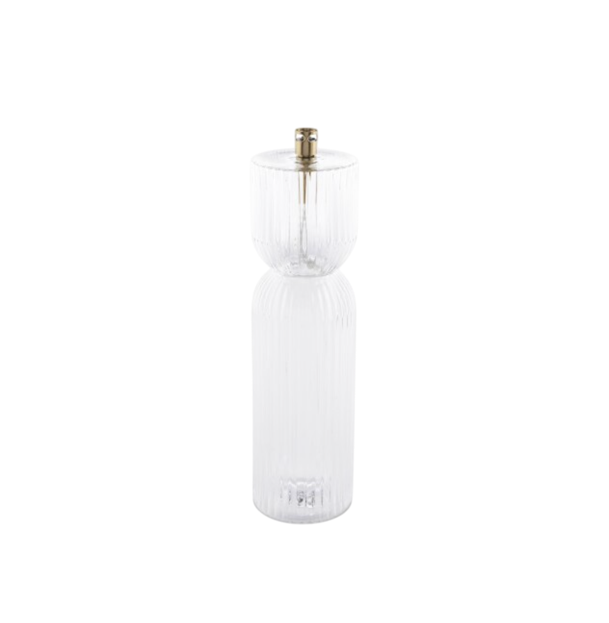 Peri living Peri Living Ribelle Clear Brass M olielamp – transparant glas & messing