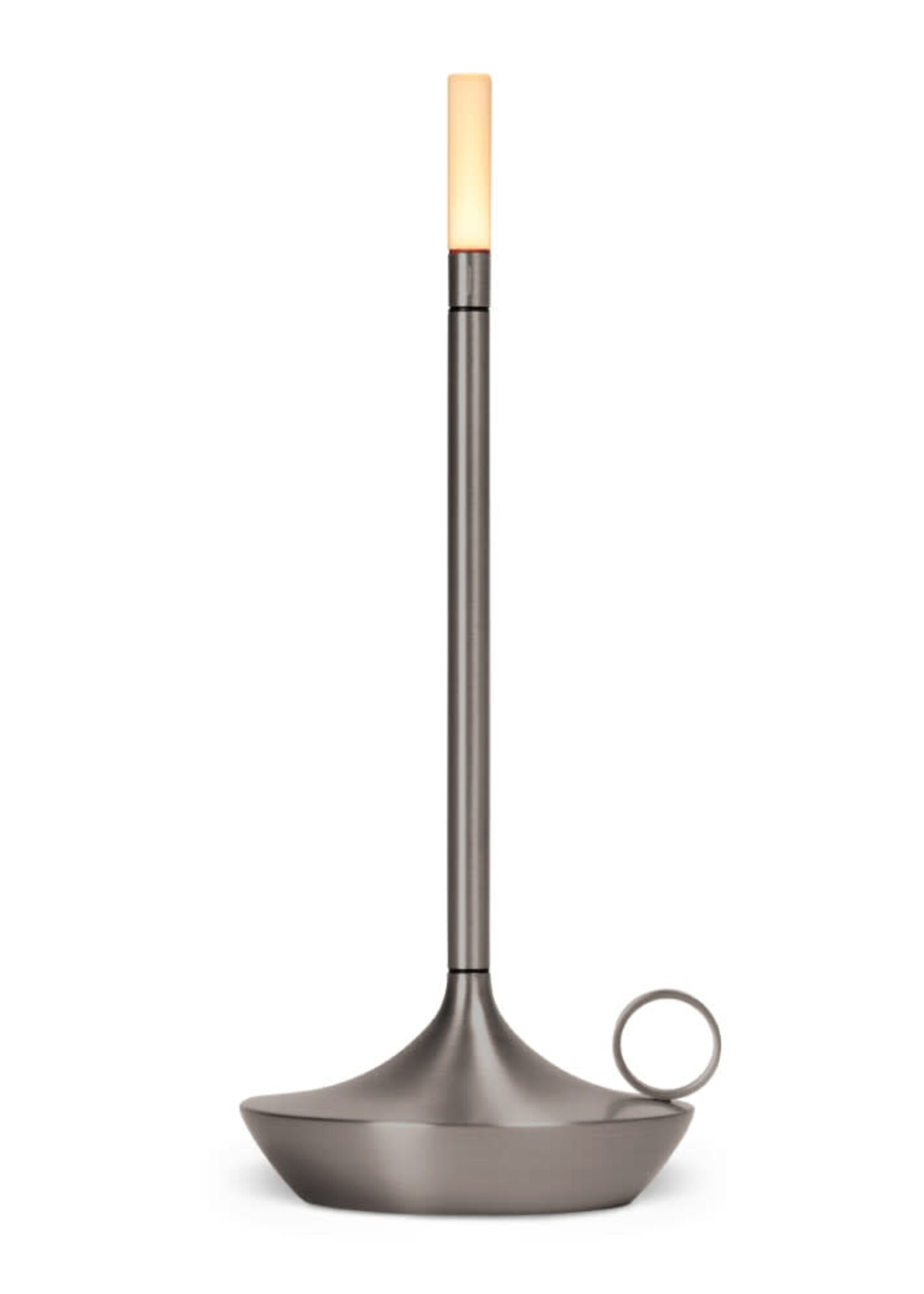 Graypants Graypants Wick Graphite | Draagbare design lamp met warme lichtbeleving en verfijnde grafietkleurige afwerking