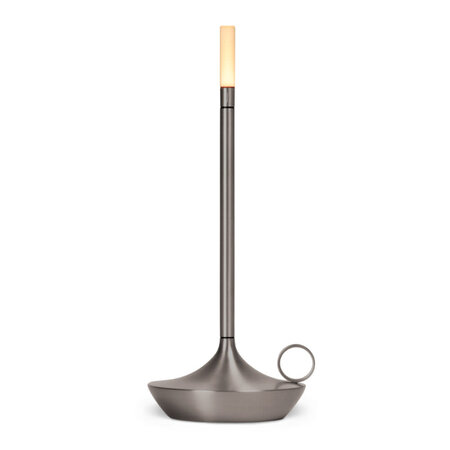 Graypants Graypants Wick Graphite draagbare design lamp