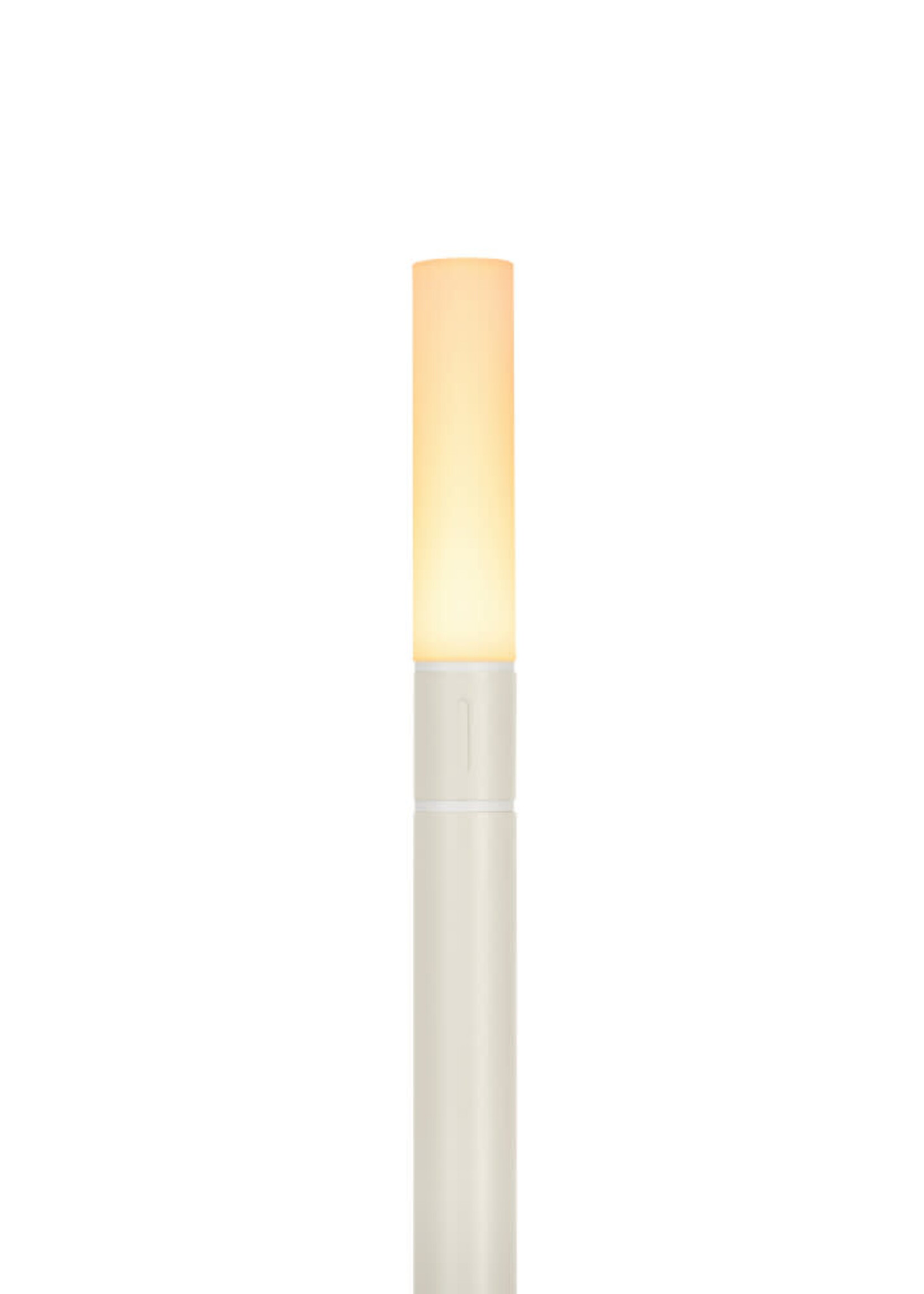 Graypants Graypants Wick Mist Gray | Draagbare design lamp met de warme sfeer van kaarslicht
