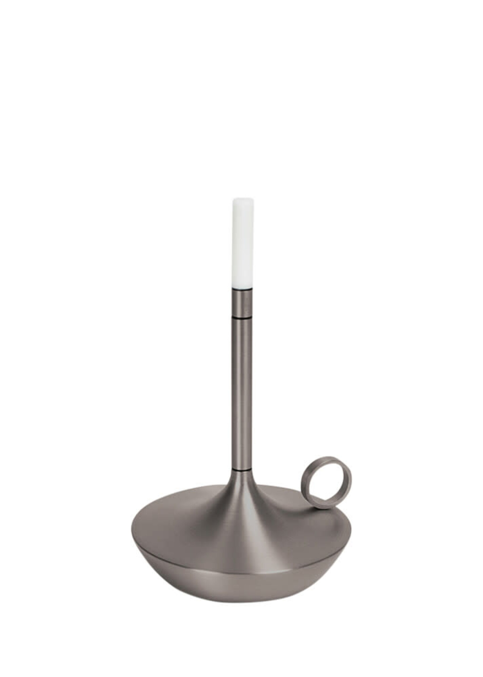 Graypants Graypants Wick Graphite S | Compacte design lamp met warme lichtbeleving en grafietkleurige afwerking