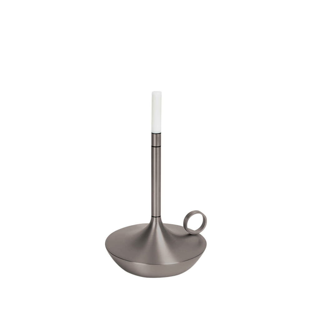 Graypants Graypants Wick Graphite S | Compacte design lamp met warme lichtbeleving en grafietkleurige afwerking