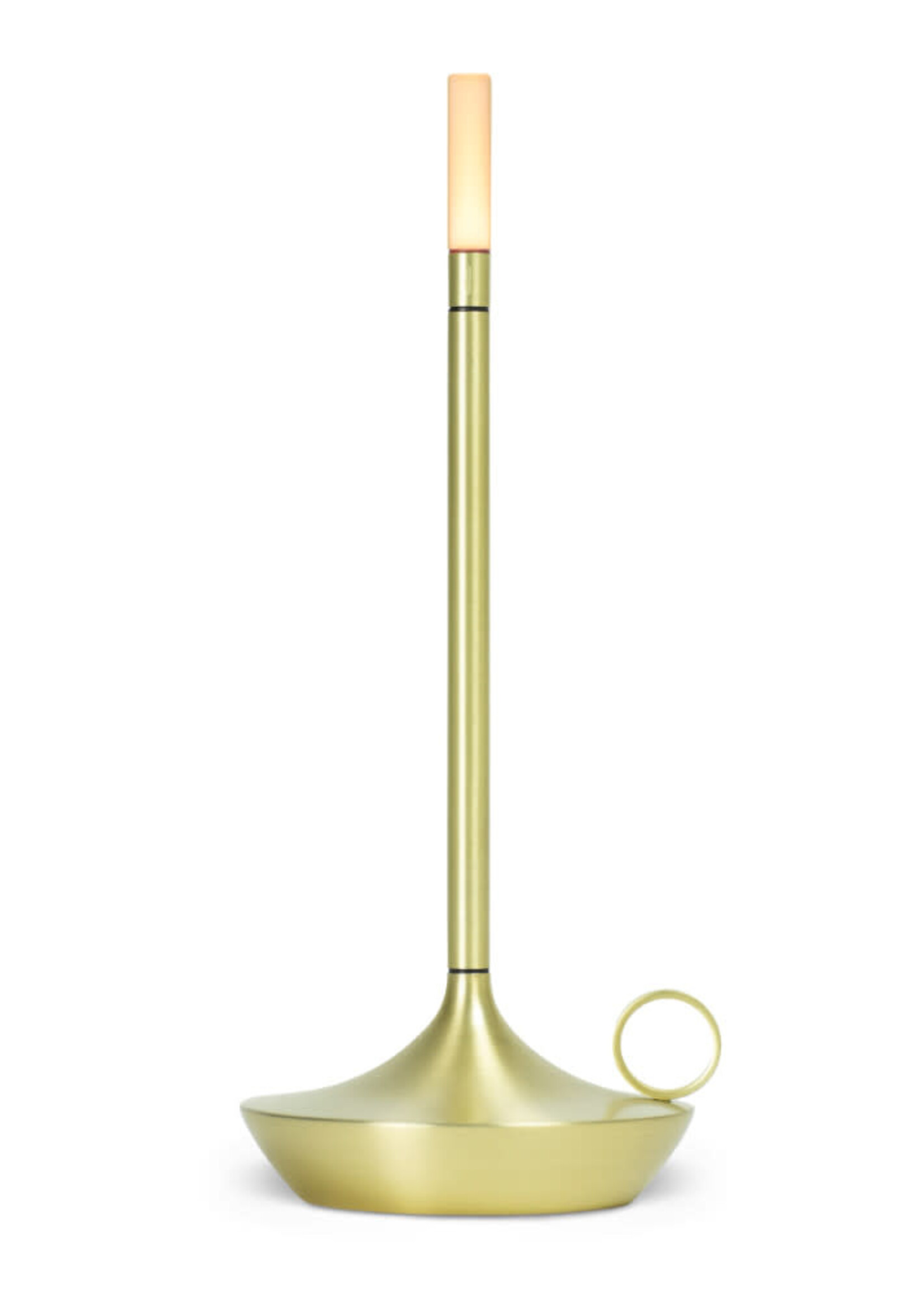 Graypants Graypants Wick Brass | Draagbare design lamp met warme lichtbeleving en verfijnde messing afwerking