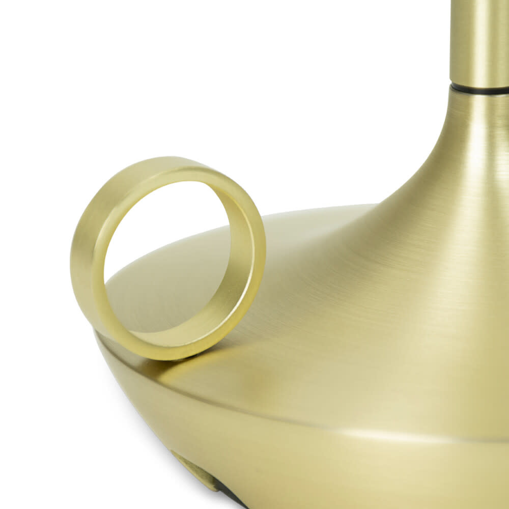 Graypants Graypants Wick Brass | Draagbare design lamp met warme lichtbeleving en verfijnde messing afwerking