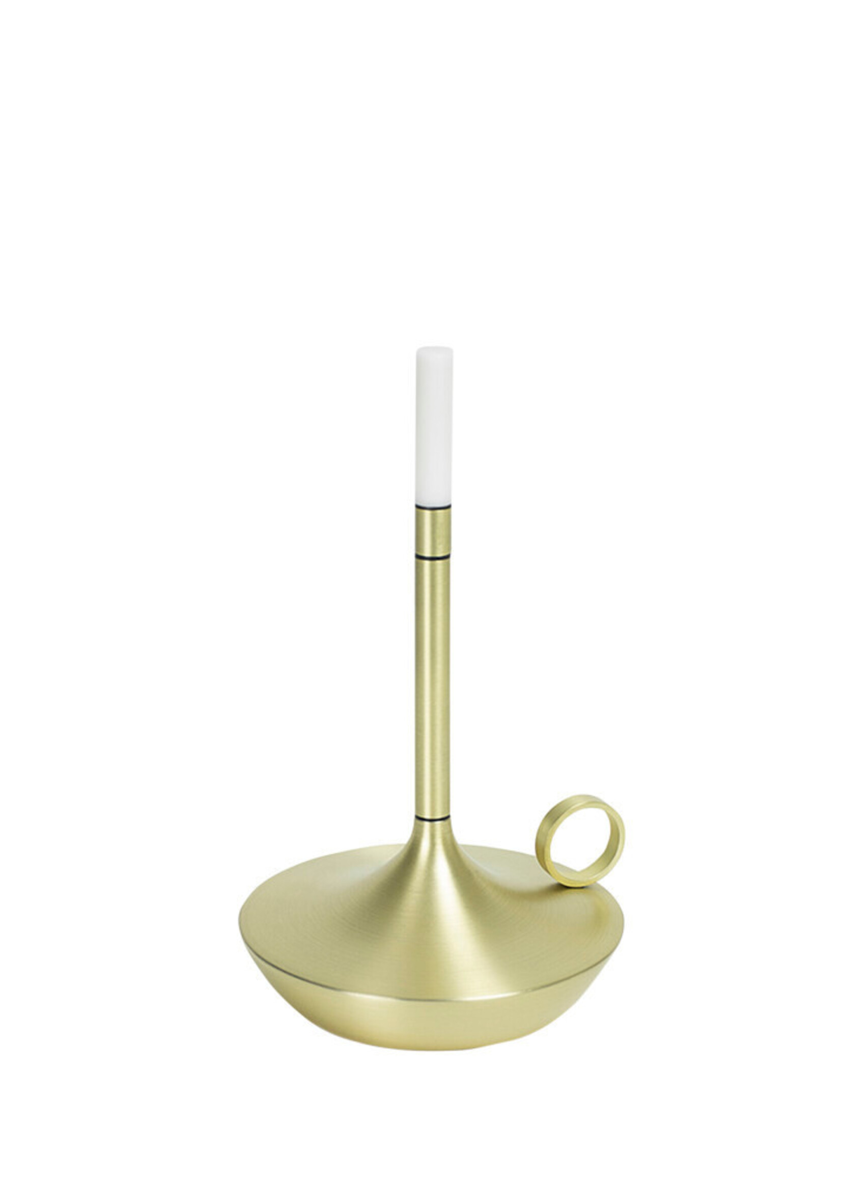 Graypants Graypants Wick Brass S | Compacte design lamp met warme lichtbeleving en messing afwerking