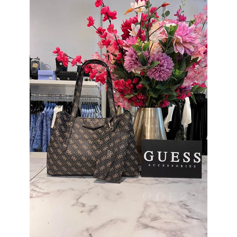 Bag Group Eco Brenton Brown Logo Guess
