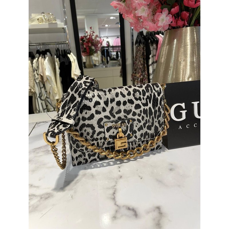 Bag Centre Stage Medium Leopard Guess