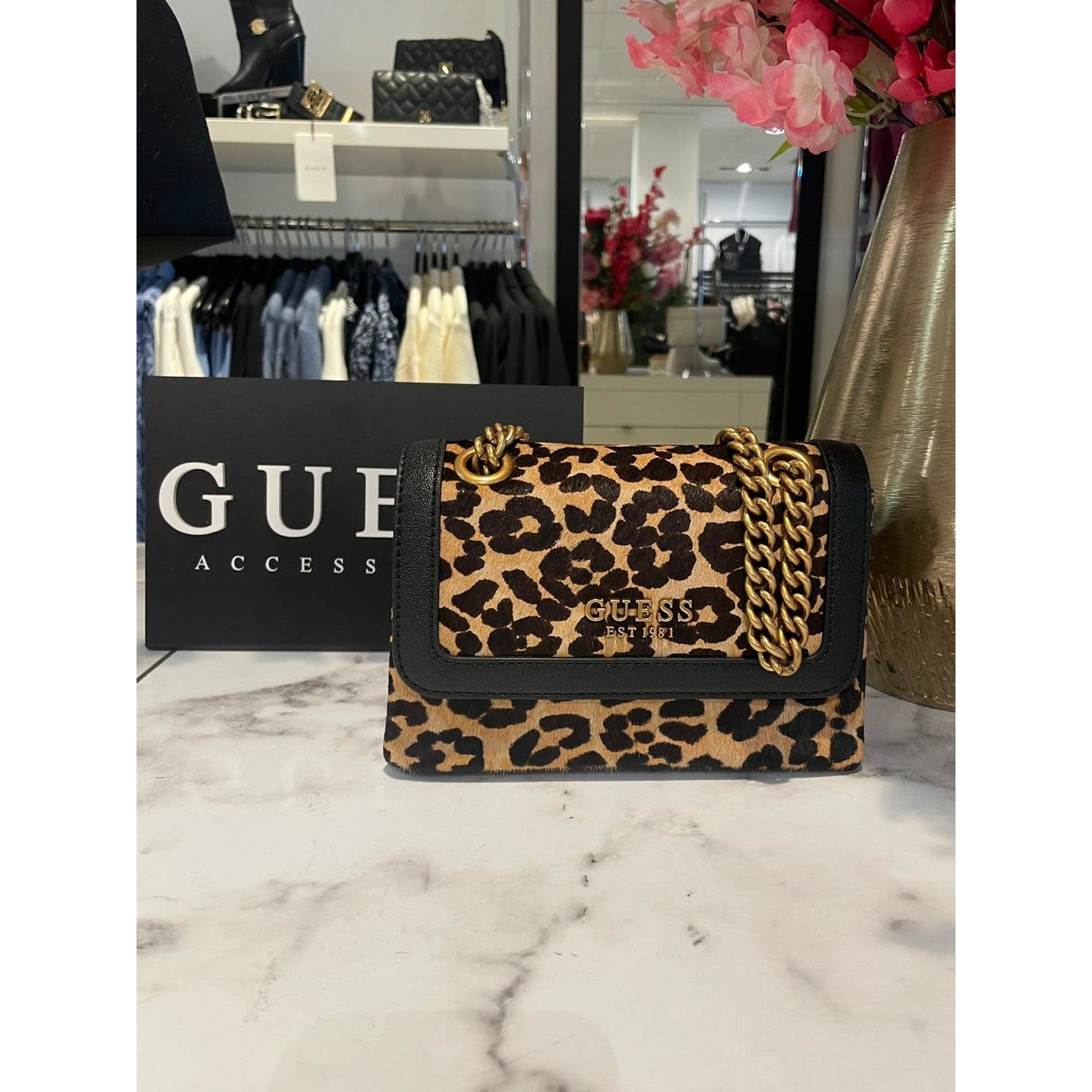 Guess Bag Abey Leopard Guess