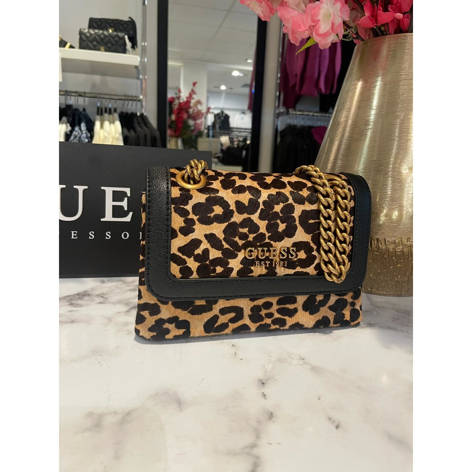 Guess Bag Abey Leopard Guess