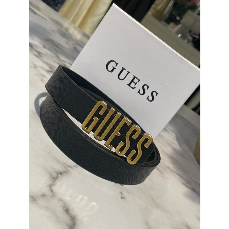 Belt Logo Black Guess