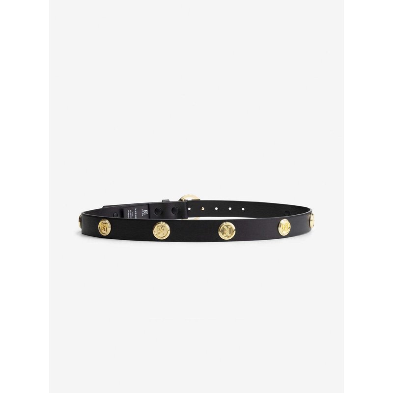 Belt Xanthe Rivet Waist Black Nikkie
