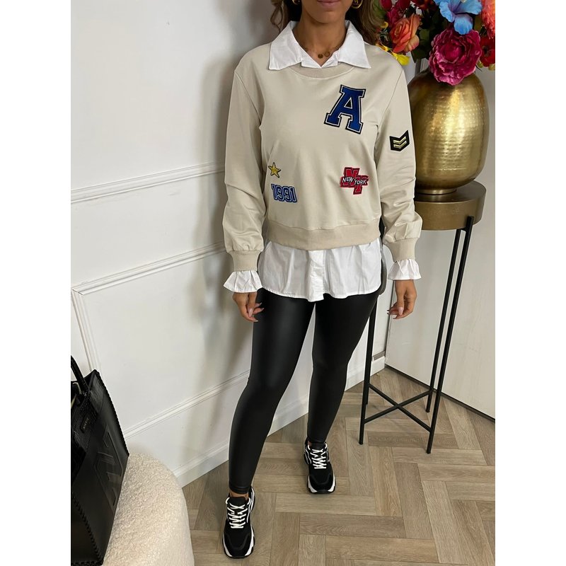 Sweater New York Beige DM6239
