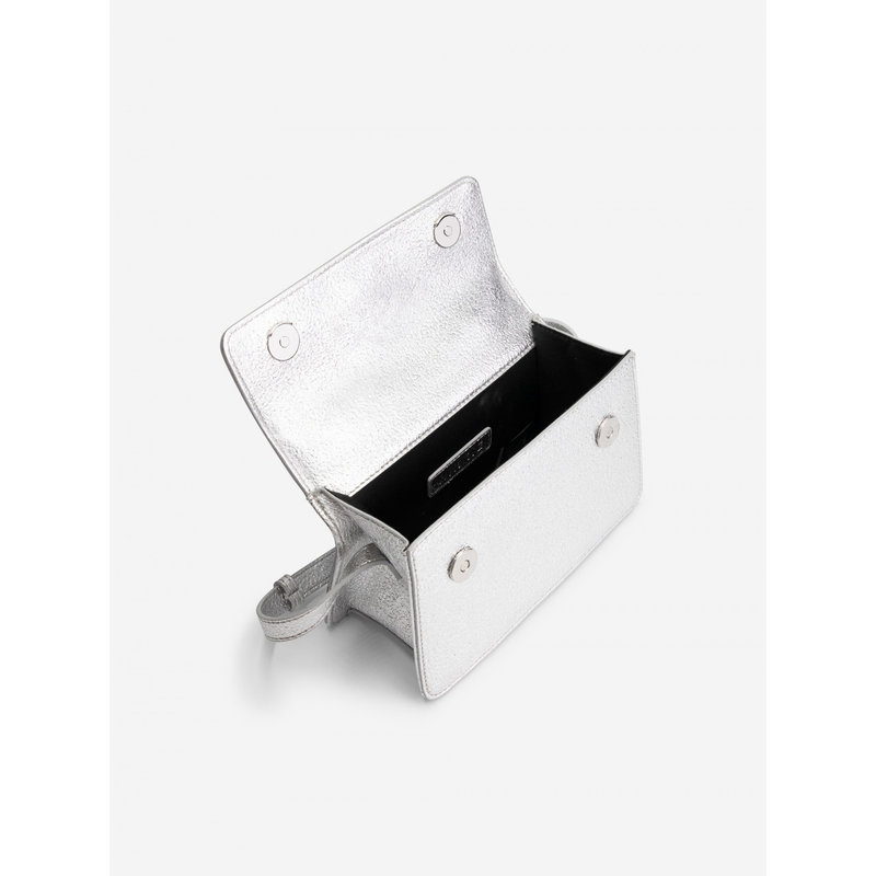 Bag Glitterbox Silver Nikkie