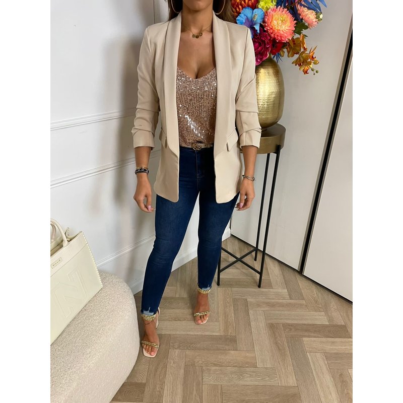 Boyfriend Blazer Beige