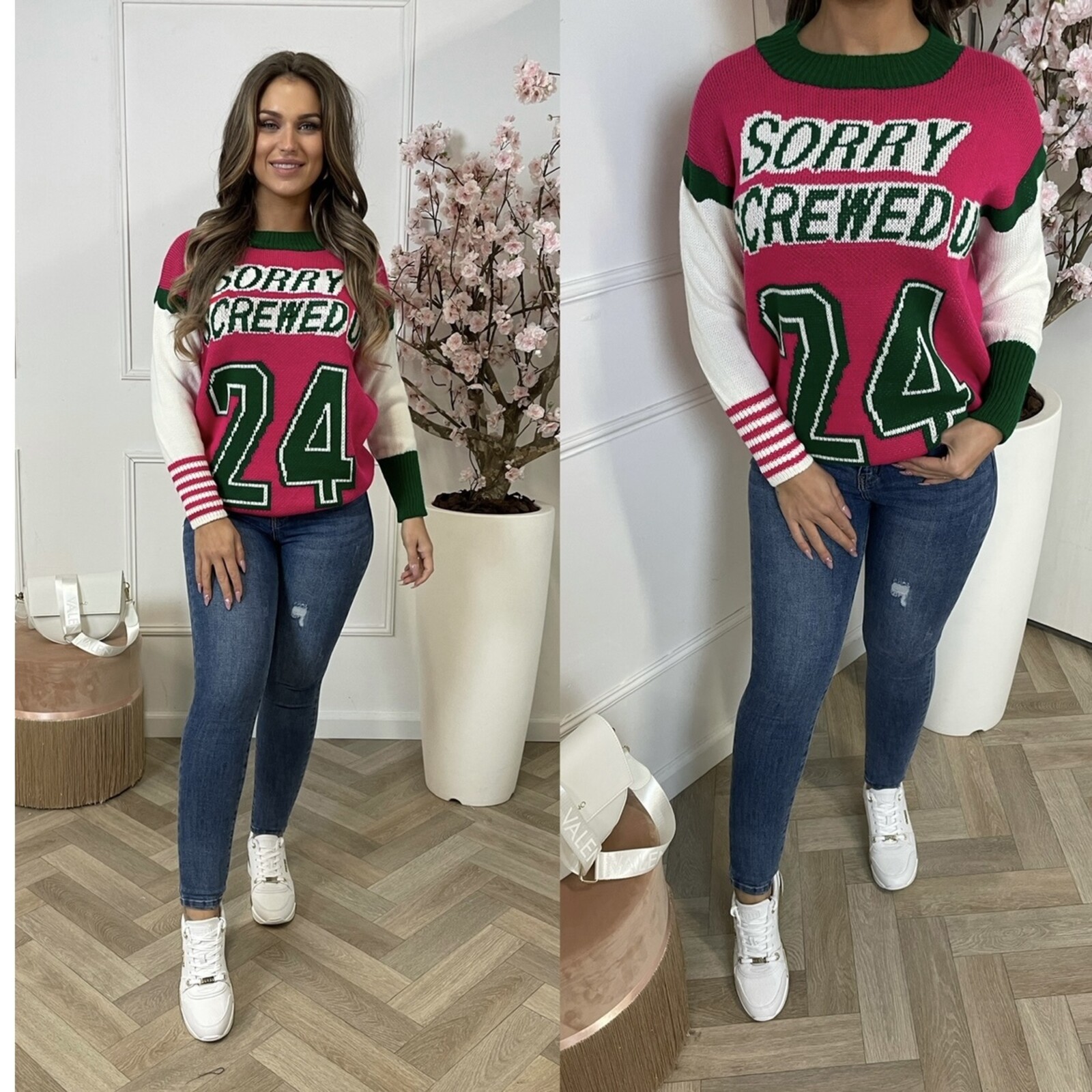 sweater sorry green