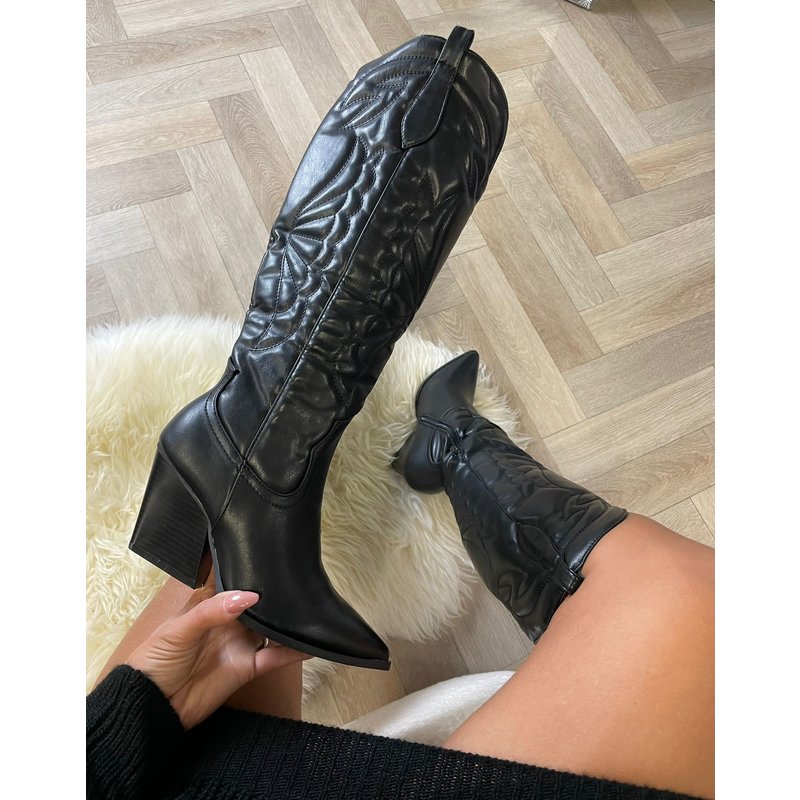 Cowboy Boots Jaimy Black 8671A