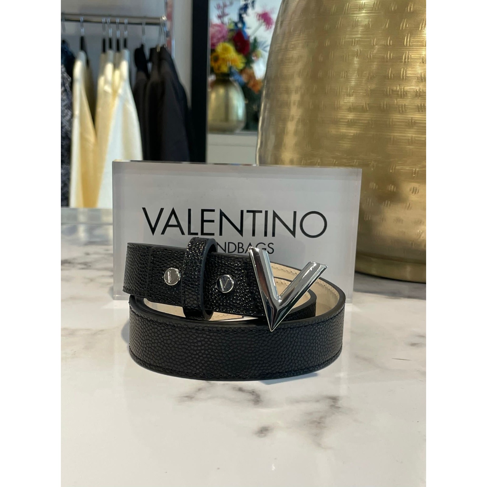 Valentino Bags Belt Divina Black Zilver Valentino