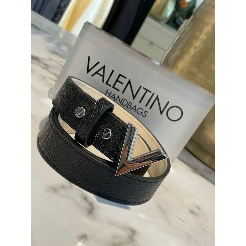 Belt Divina Black Zilver Valentino