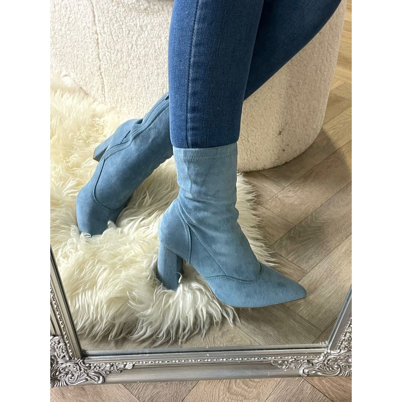 Heels Zoe Suedine Blue DES922