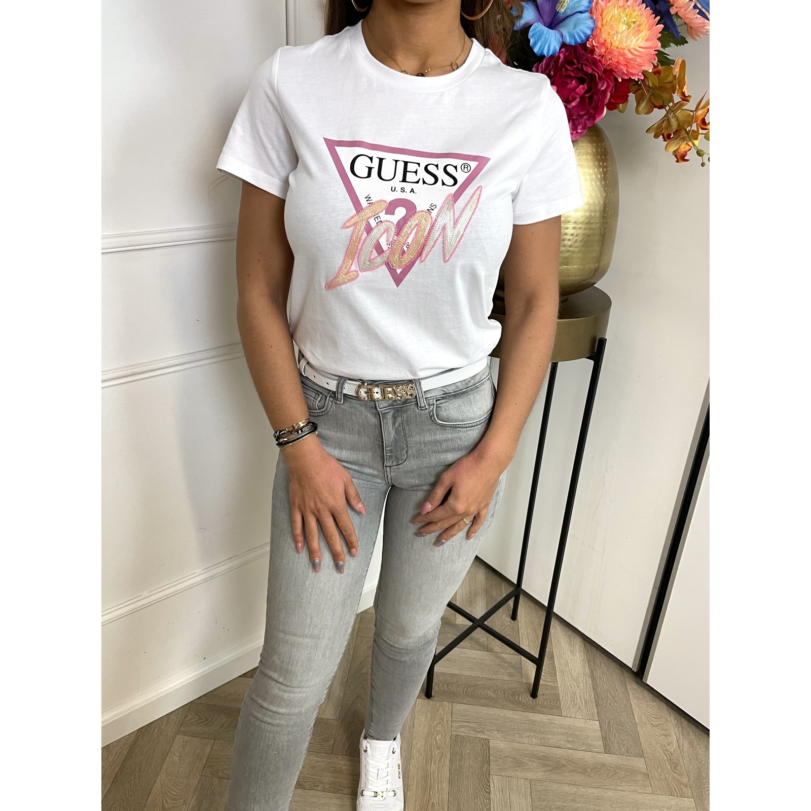 Guess T-Shirt Icon White Guess 129