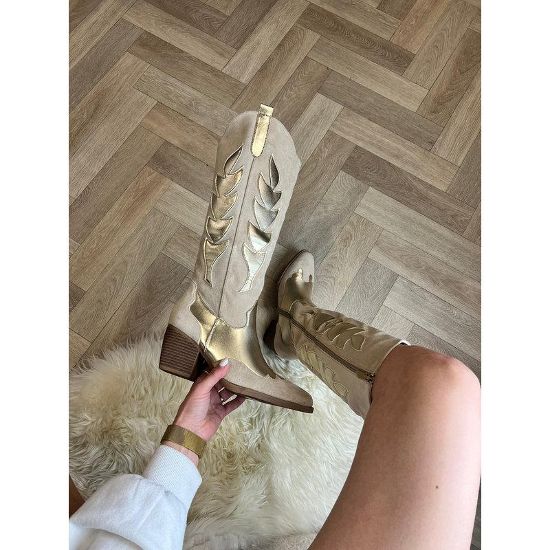Cowbow Boots Flame Beige T277